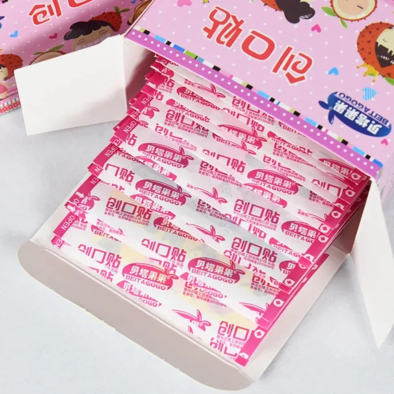 Cartoon Pattern Waterproof Hemostasis Band Aid Stickers for Kids Adhesive Bandage Wound Plaster First Aid Emergency Kit 5