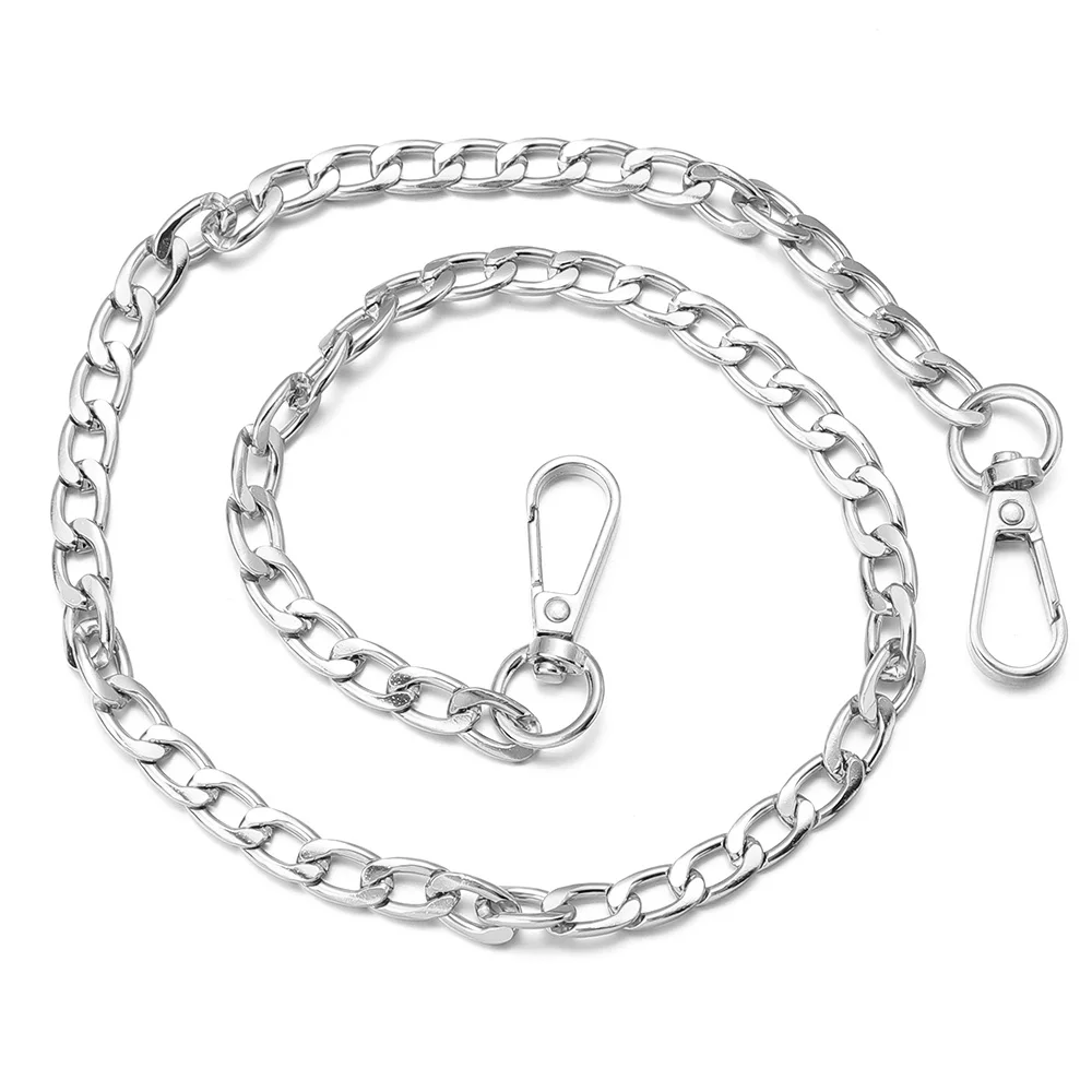 20/40/80/120 cm Metall Aluminium Ersatz Tasche Ketten Frauen Schulter Gurt Für Taschen Crossbody Verlängerung kette DIY Tasche Zubehör – Detail 7