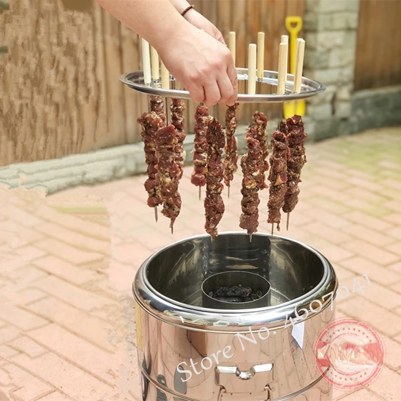 Invention Smokeless Barbecue Home Outdoor Hanging Stove Charcoal Grill