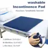 Waterproof Washable Incontinence Bed Pad Reusable Changing Pad Sheet Urine Mat Nappy Diaper Mattress Protector Cover Kids Adult 2