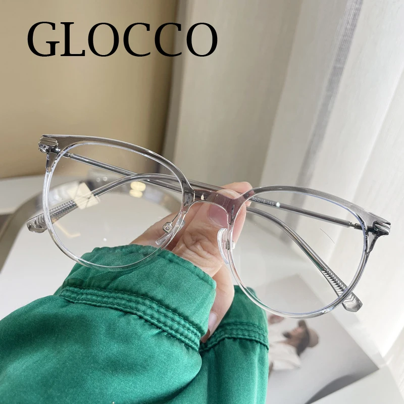 Women Men Anti Blue Light Transparent Computer Reading Glasses