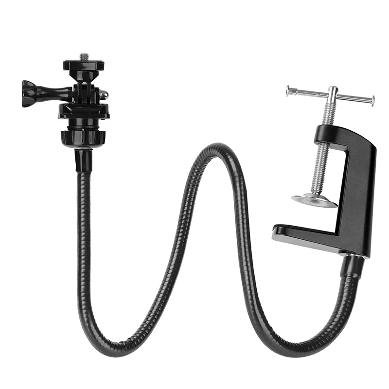 Supporto Per Webcam, Supporto Per Webcam Aggiornato Con Braccio E Morsetto A Collo D'Oca Flessibile, Vestito Per Webcam Logitech C920,C922,C930