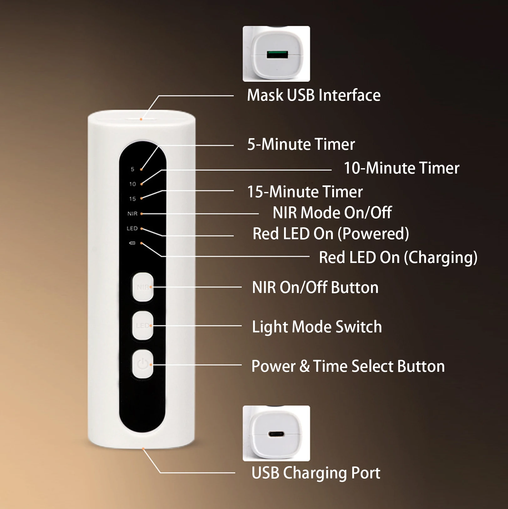 LED light Therapy Face Silicone LED Mask 7 Colors LED Light Photon Therapy  Flexible Facial Beauty Mask Skin Brighten Skin Care