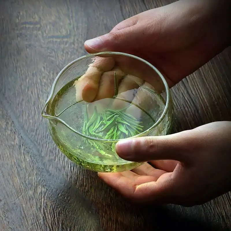 1pc Japanese Matcha Bowl Smooth and Hammer Textured Glass Tea Bowl Song Dynasty Tea Tools Vintage Kung Fu