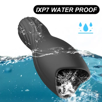 10 Modes Penis Delay Trainer Vibrator Male Masturbator Automatic Oral Climax Sex Glans Stimulate Massager Adult Sex Toys for Men 5