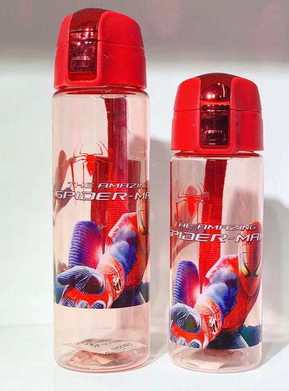 1pcs 350ml-470ml Disney princess children water bottle Frozen Elsa drinking cups boy girl student Mickey mouse summer kettle cup