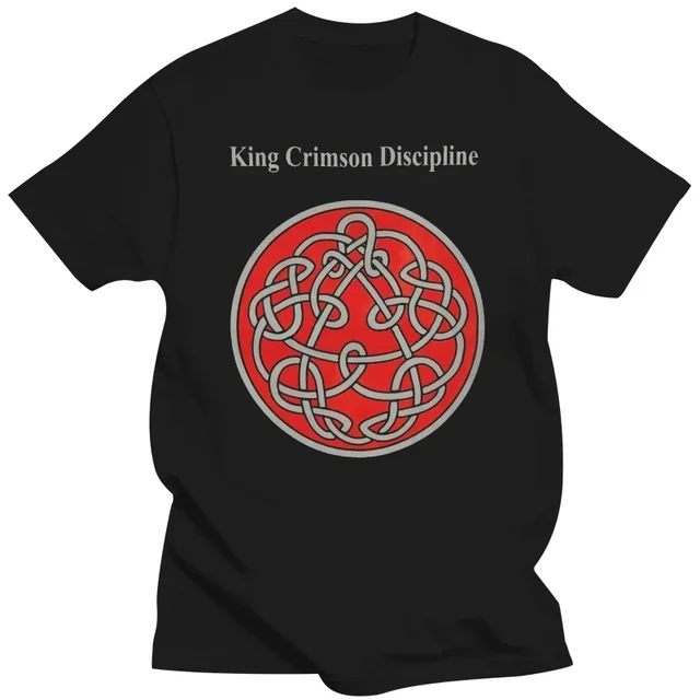 2024 King Crimson hommes Discipline noir T-shirt noir harajuku hommes vêtements surdimensionné T-shirt graphique t-shirts T-shirt 1