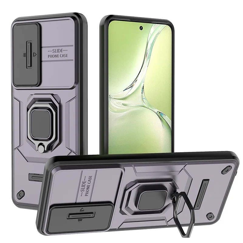 Armor Shockproof Case with Ring Magnetic Stand and Holder