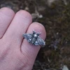 Vintage Adjustable Fashion Witchy Deaths Head Moth Butterfly Ring Insect Insects Jewelry Accessories Gathering Gift For Women 3