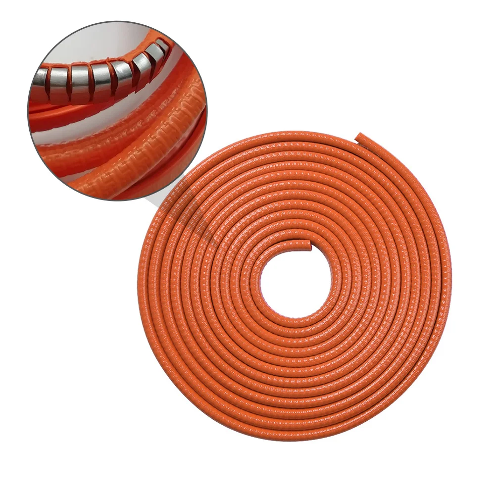 Auto Edge Seal Strip Car Door Protector Anti-scratch Knob Guards Orange Parts Cars