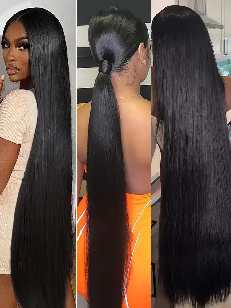 30 40 Inch Bone Straight 100% Bundles Deal Brazilian Virgin Human Hair 3 4 Bundles Raw Hair Extensions Natural Color Remy 6