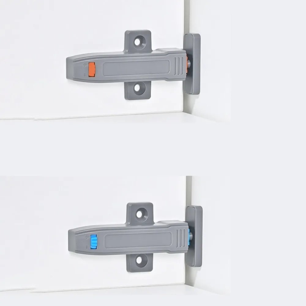 Description Picture 5 of itemNew ABS Cabinet Catches Damper Buffer Invisible Wardrobe Stopper Push Type Hardware Rebound Device Cabinet Door