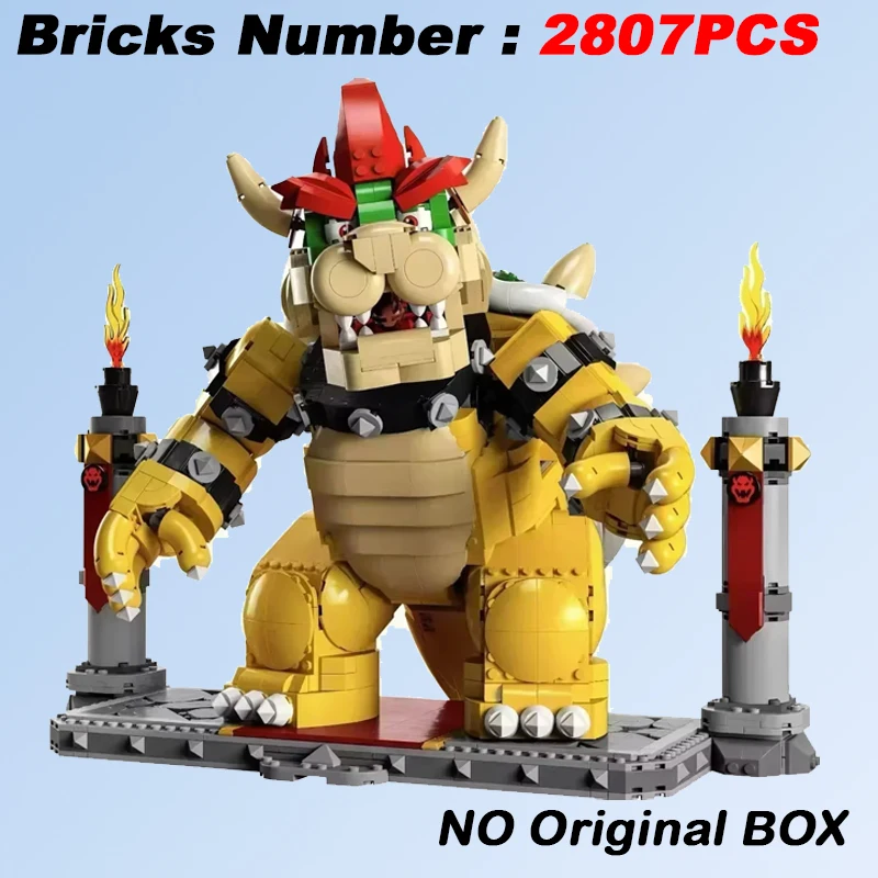 2807PCS The Mighty Bowsered Building Blocks Bricks MOC Toys for Boys Girls Birthday Christmas Gift building blocks toys children toys