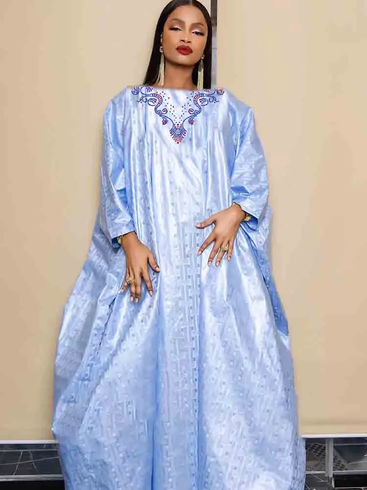 Bazin Riche Dress Traditional Dress African Attire Prom Dress Ladies Dresses For Special Occasions Wedding Dresses sick clothes ladies dresses for special occasions dress for women women clothing african wearable throughout the four seasons