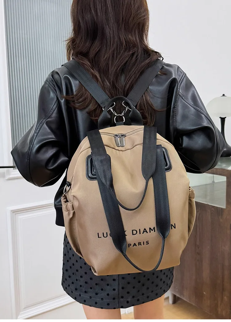 GMY Women's Large Capacity Backpack - Multi-purpose Stylish Minimalist Shoulder Bag, Ideal for Daily Use, Travel & Work