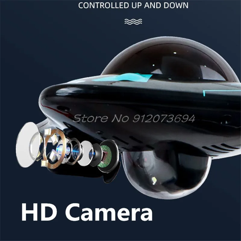 6CH Aquatic Smartphone Remote Control Boat WIFI FPV HD Camera Gravity Sensor Waterproof Protect Streamline Body Design RC Boat 5