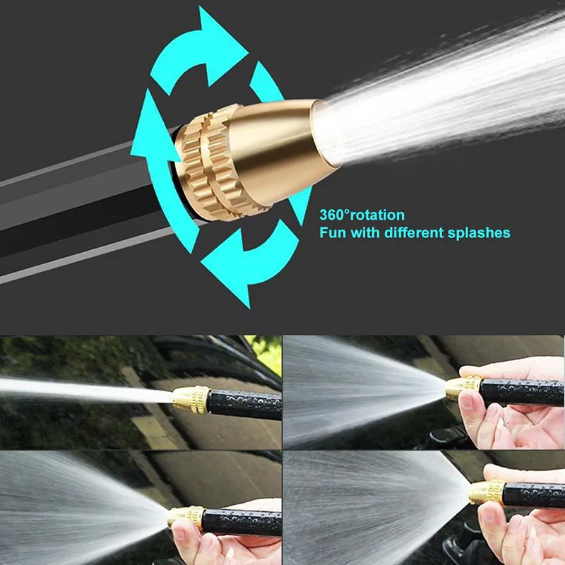 High Pressure water gun for Car Washing Garden Watering Hose Nozzle Sprinkler Foam Jug Water Faucet Joint Quick Connector