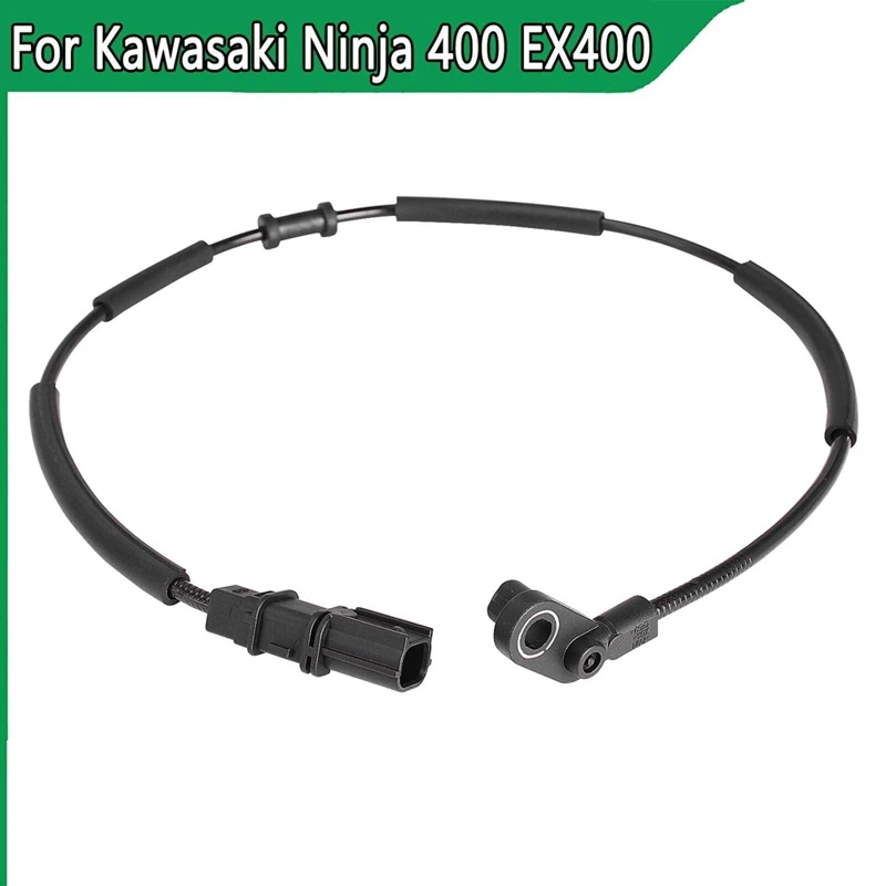 

1 Piece Front Brake ABS Speed Sensor Cable Black Motorcycle Accessories For Kawasaki Ninja 400 Z400 2018-2022