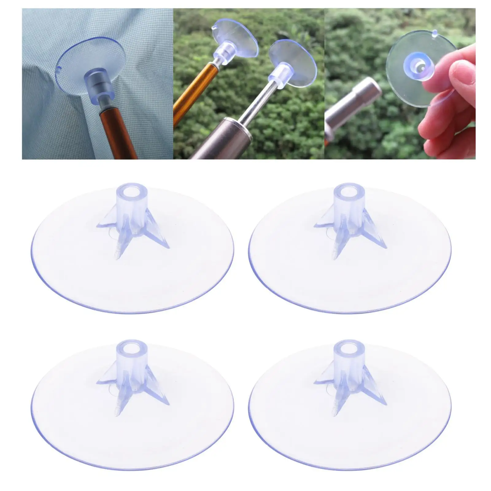 4x Outdoor Tent Pole Cover Canopy Pole End Caps Camping PE Walking Stick BBQ camping tent accessories