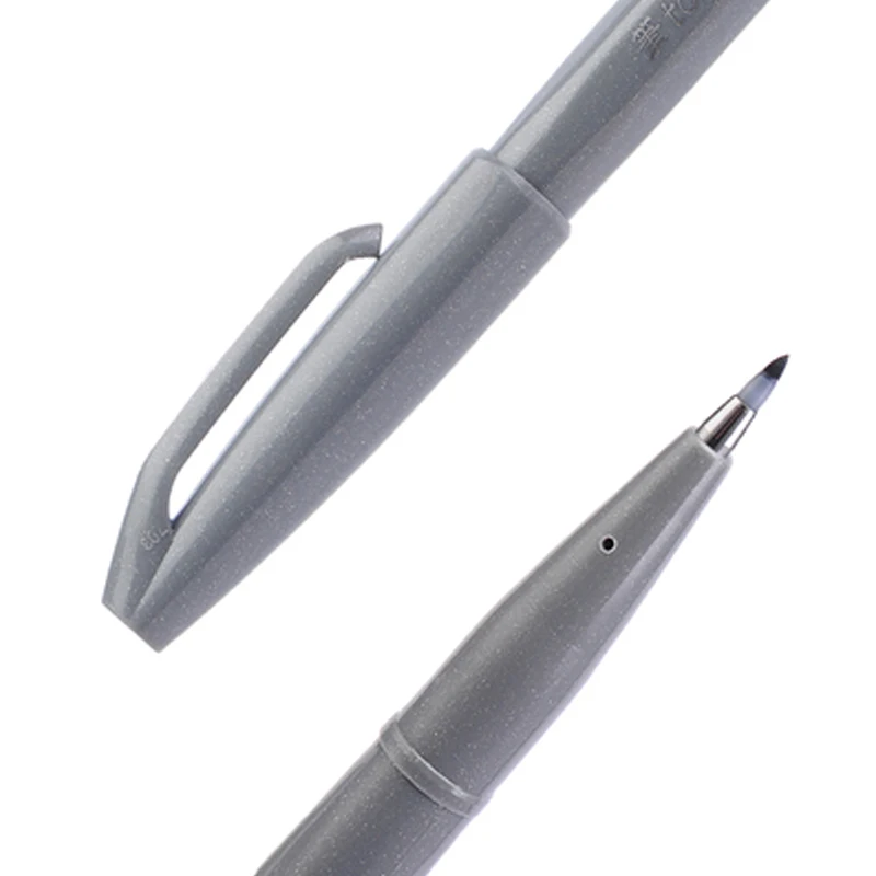 Pentel Fude Touch Brush Sign Pen (SES15C-A), Black Ink, Felt Pen Like Brush Stro