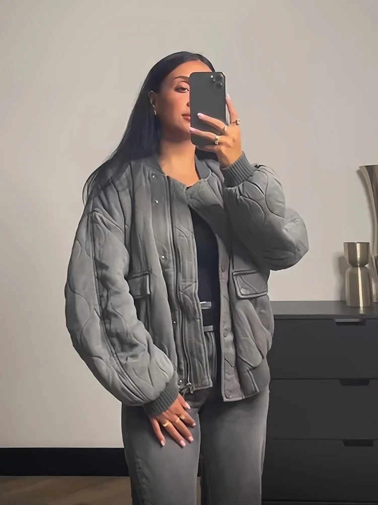 Рисунок 3 - Осенне-зимняя модная женская теплая куртка на молнии