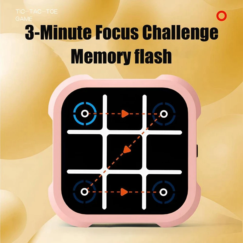 Tic Tac Toys Bolt Game Console 3 In1 Handheld Puzzle Game Console Fingertip Toy Board For Kid Friend Trip Activity