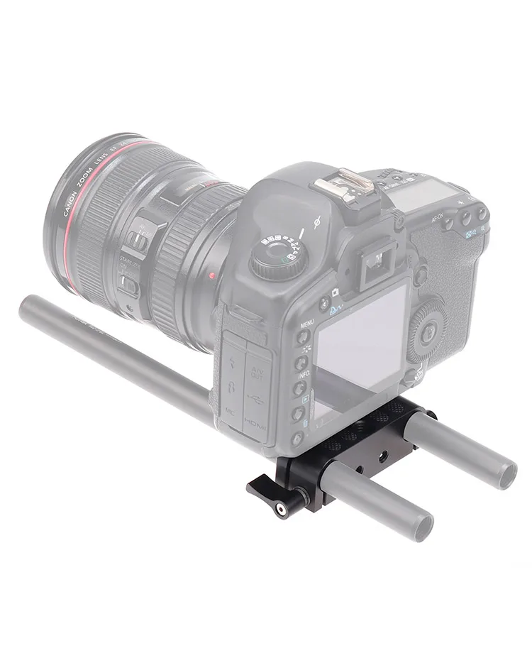 Quick Release Basis Platte Kit mit 15mm Dual Stange System für Sony A7C /Panasonic GH5S /Fuji XT4 stativ Photographiy – Detail 26