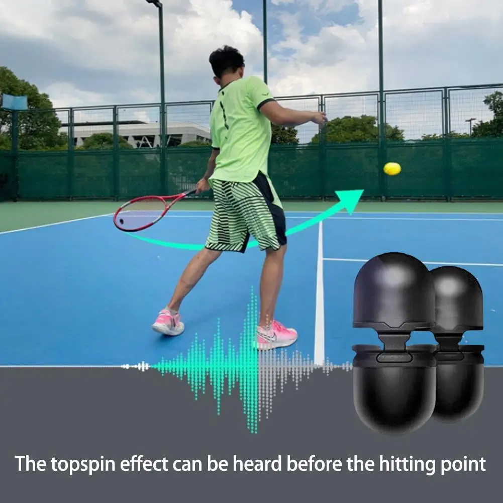 

1 пара теннисных свисток Topspin, оборудование для тренировок по теннису, тренировочное дрессировочное снаряжение, Вспомогательные аксессуары для теннисных качелей, поворот Tra G0Y6