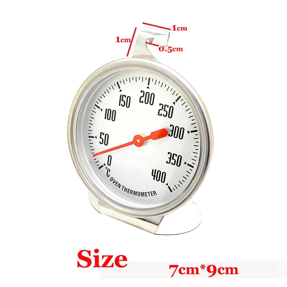 Termometro Da Forno In Acciaio Inox 0-400°C - Con Gancio E Base, Lettura Facile Per Cucina - Foto 9