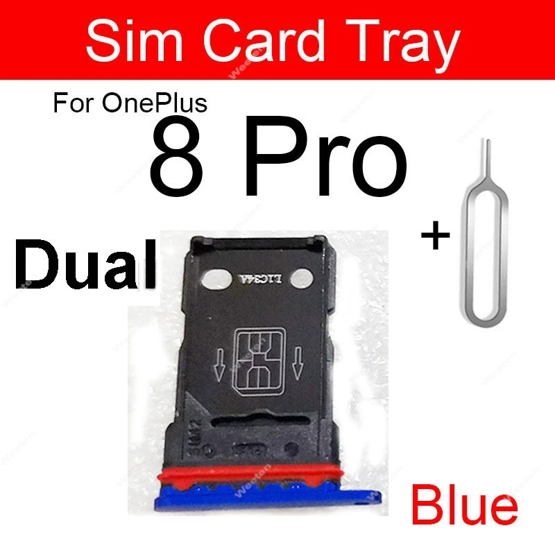 Dual SIM Card Tray For OnePlus 8T KB2001 | Replacement SIM Holder For KB2000 KB2003 Models
