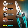 Pro'sKit SR-338 MultiPurpose stainless steel Shears cut cable strip wire iron net leather strong durable non-slip Household tool 3