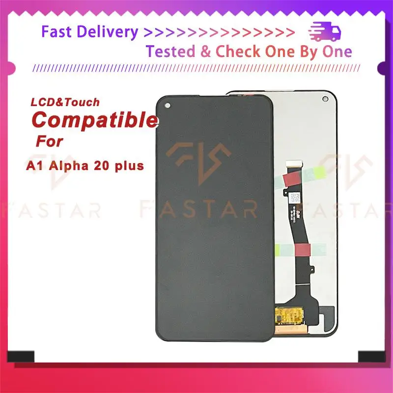 

6.53"Tested For A1 Alpha 20 plus LCD Display Touch Digitizer Assembly Replacement Phone Screen A1 Alpha 20+ lcd