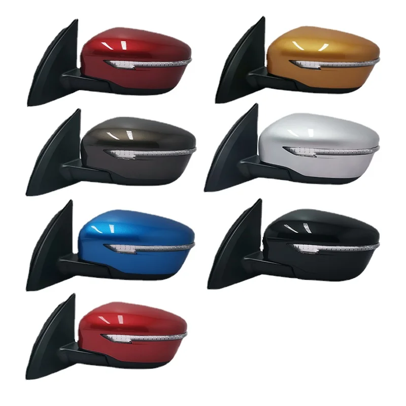 

for Nissan Qashqai 16-19 years mirror rearview car exterior rearview mirror electric mirror+turn signal+Lens heating 7 wires