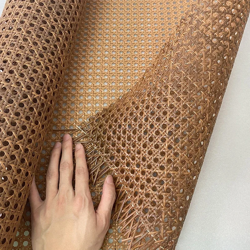 

Multi Size New Colors Indonesian Plastic Rattan Cane Chair Table Furniture Repair Material Webbing Roll Wicker Sheet Exclusive