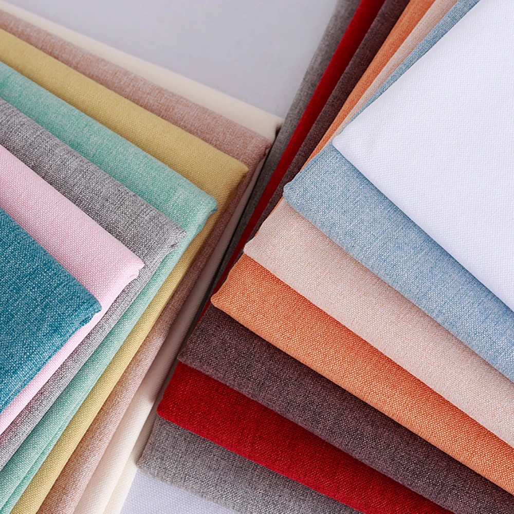 Chainho,Dyed Polyester Canvas Fabric,Plain Weave,DIY Sewing & Quilting Material,Tablecloth,Cushion,Bag,Tent Cloth,3 Sizes,25CF3