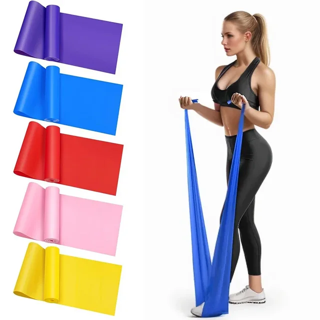 Elastic Yoga Fitness Bands Yoga Pilates Resistance Bands for Men Women Home Work Out Band Yoga Flexibility Stretching Equipment Elastic Yoga Fitness Bands Yoga Pilates Resistance Bands for Men Women Home Work Out Band Yoga Flexibility Stretching Equipment