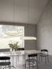 Wabi Sabi Pendant Lamp For Living Room Bedroom Dining Home Decoration Designer Scandinavian White Led Hanging DuPont paper lamp 3