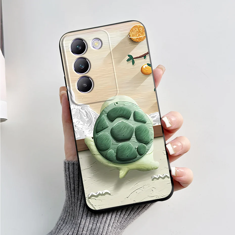 Stylish Painted Soft Silicone Phone Case Cover - Enhanced Protection Bumper