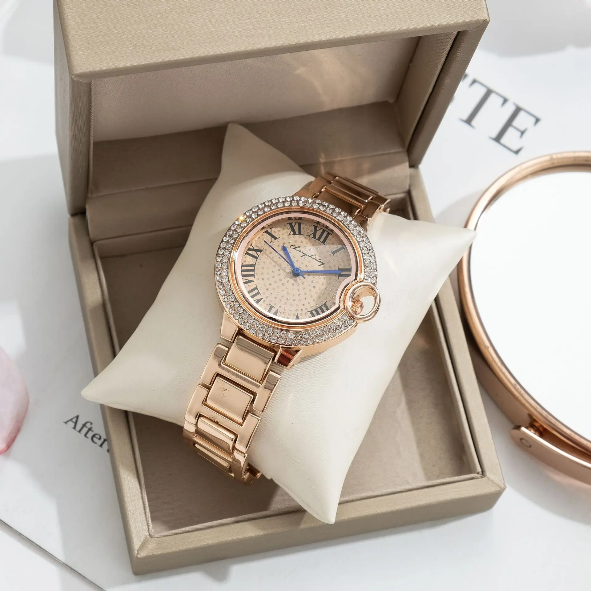 Fashion Luxury Iced Out Watch Top Brand for Men Women Fanshion Watches for Women Clock Wrist Watch Couple Gift Bulk Items Reloj