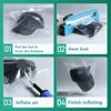 Bottom Opened Inflated Bag 20pcs Inflatable Air Buffer Plastic Packaging Pouches, Shipping Cushioning Anti-Pressure Filling Pack 4