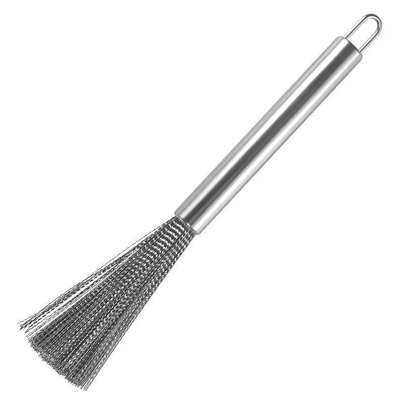 Stainless steel pot brush new large cleaning kitchenware without hiding dirt kitchen and household pot washing tool steel wire