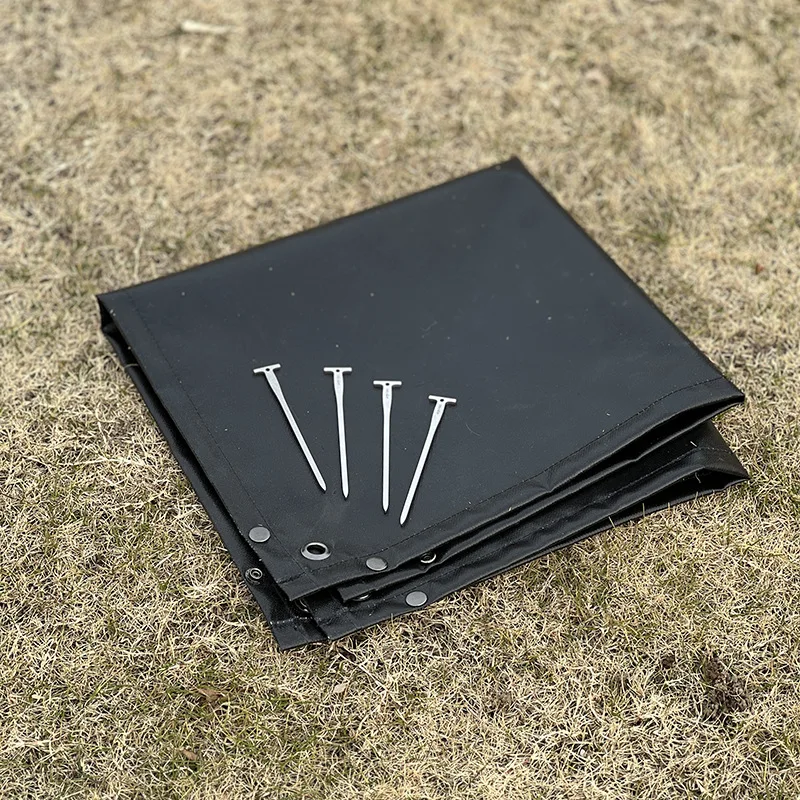 Fireproof Camping Mat - Silicone Heat-Resistant Pad for Fire Pit Grill & Wood Stove, Portable Ground Cover for Outdoor Use