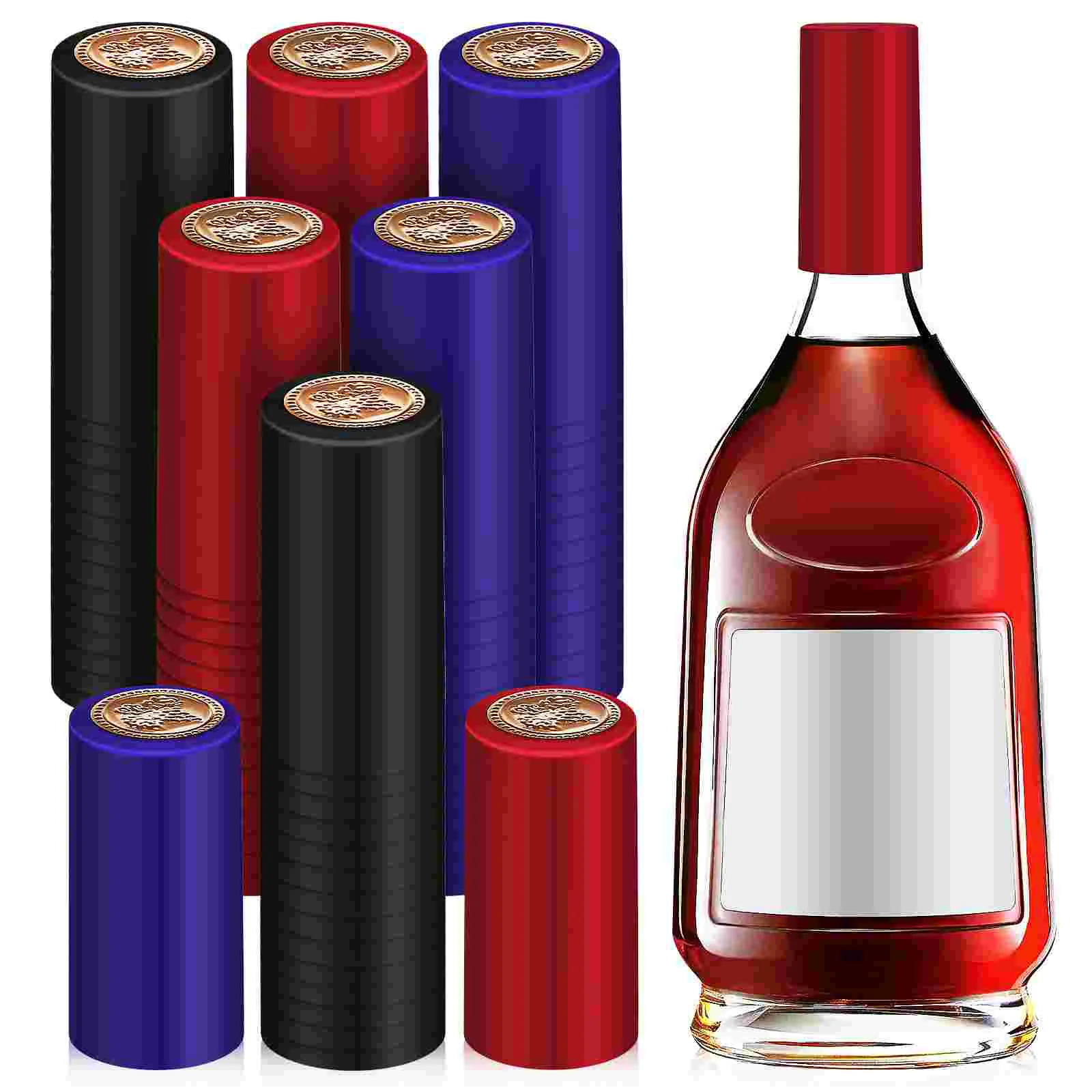 

150 Pcs Bottle Sealers Bottle Seals Heat Shrink Bottle Caps Making Supplies