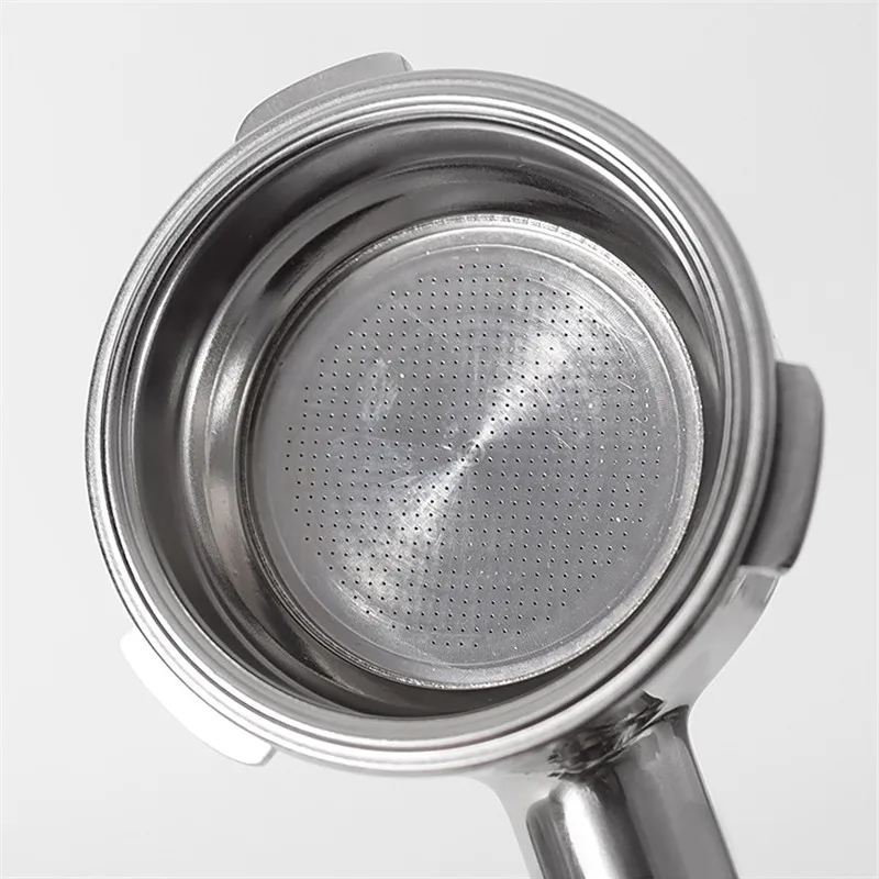 Pressurized Single/Double Cup Coffee Filter Basket for Espresso Portafilters (51mm/58mm)