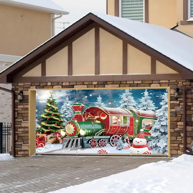 Christmas Garage Door Banner 1