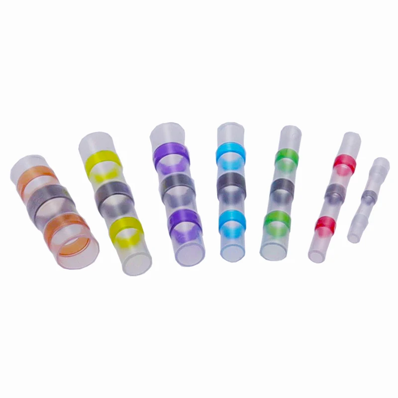 5/10/20/30/50pcs wire connectors Solder Seal Wire Connectors 3:1 Heat Shrink Insulated Electrical Wire Terminals Butt Splice Waterproof