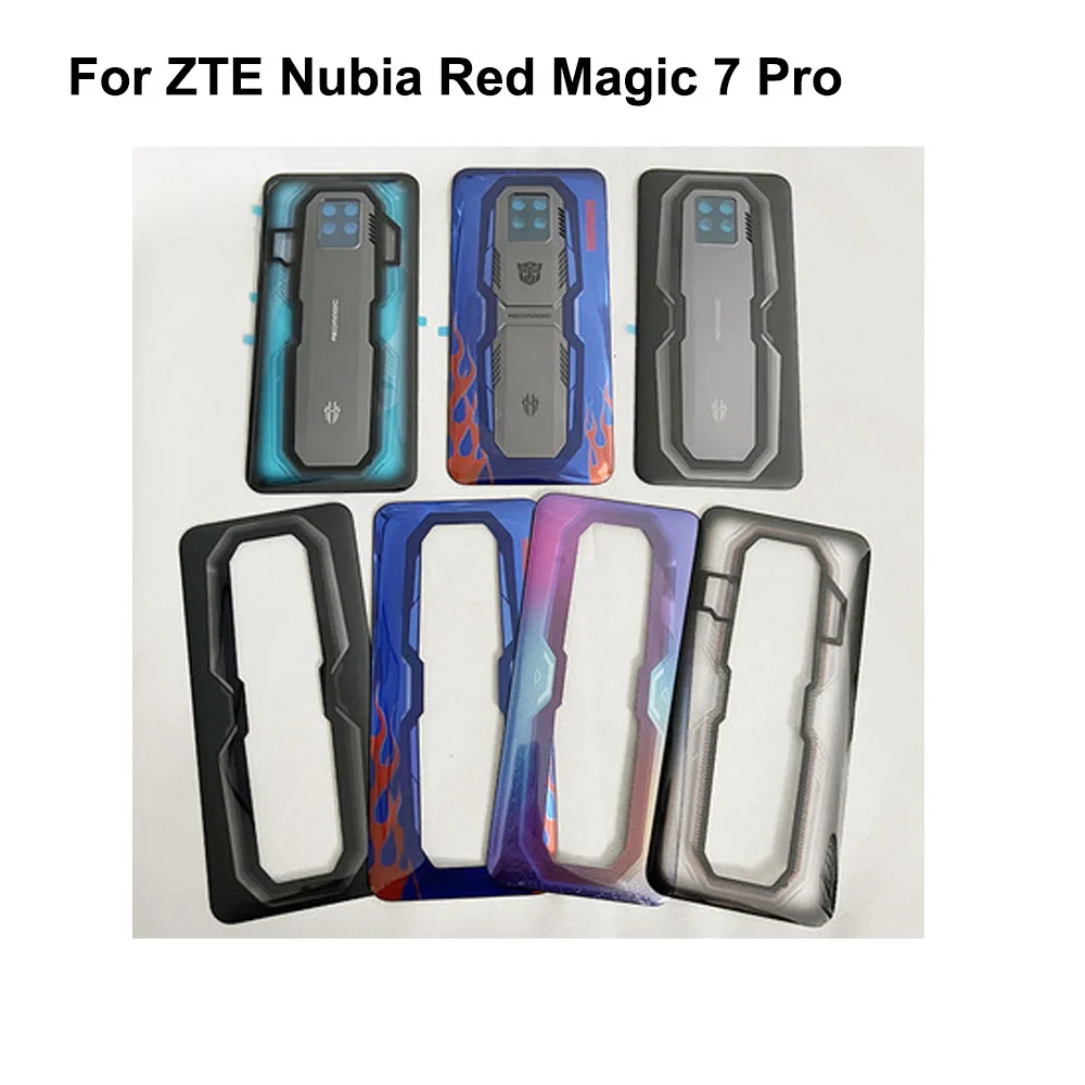 

Задняя стеклянная крышка для ZTE Nubia Red Magic 7 Pro, Крышка батарейного отсека, задняя крышка для Nubia RedMagic 7Pro NX709J