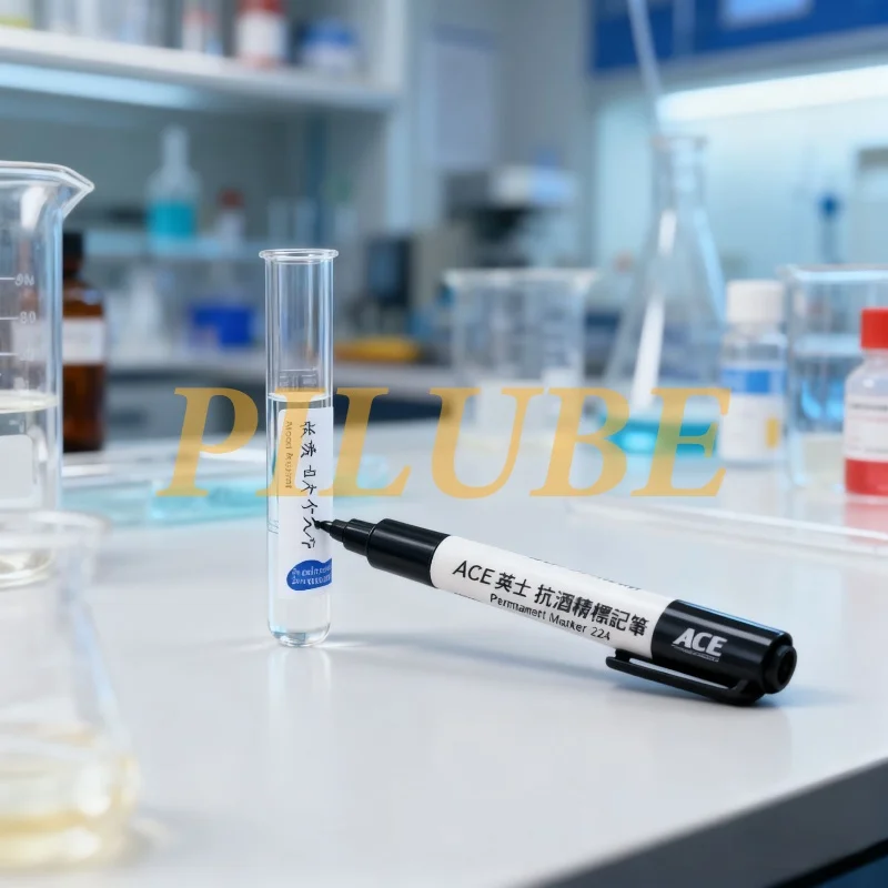 ACE 304 314 324T Dual Tip Quick Dry Oil Based Marker Pen for Lab Hospital Use Resistant to 75% Alcohol Professional Marking Tool