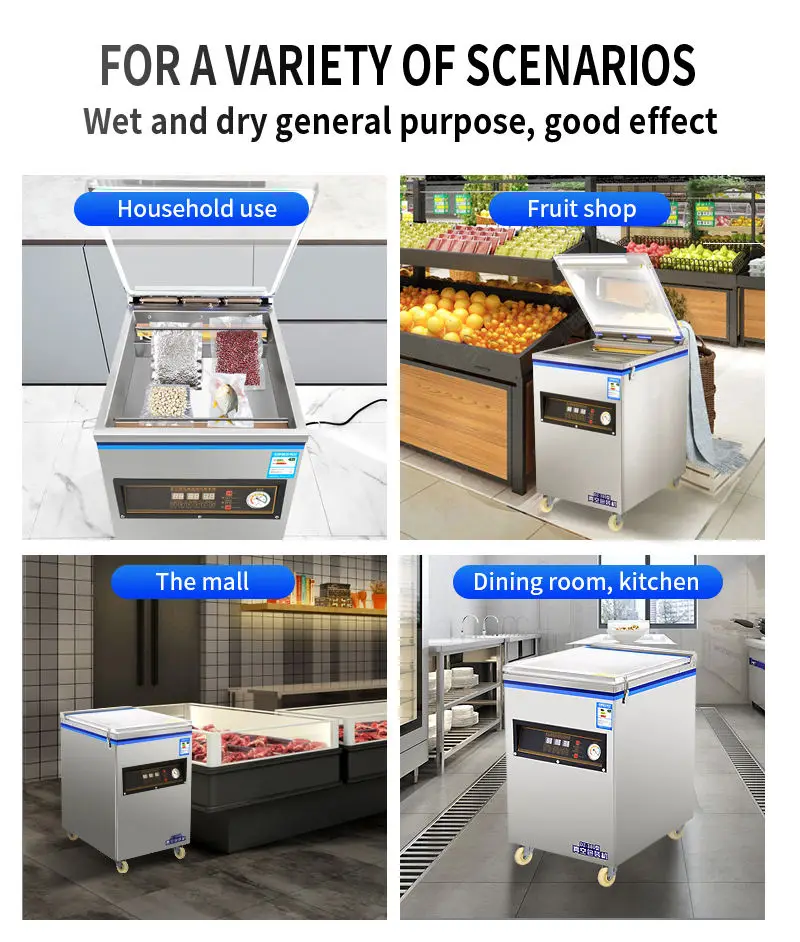 Vacuum packing machine for dry food grain cereal rice dried bean curd mushroom vacuum sealer machine 2