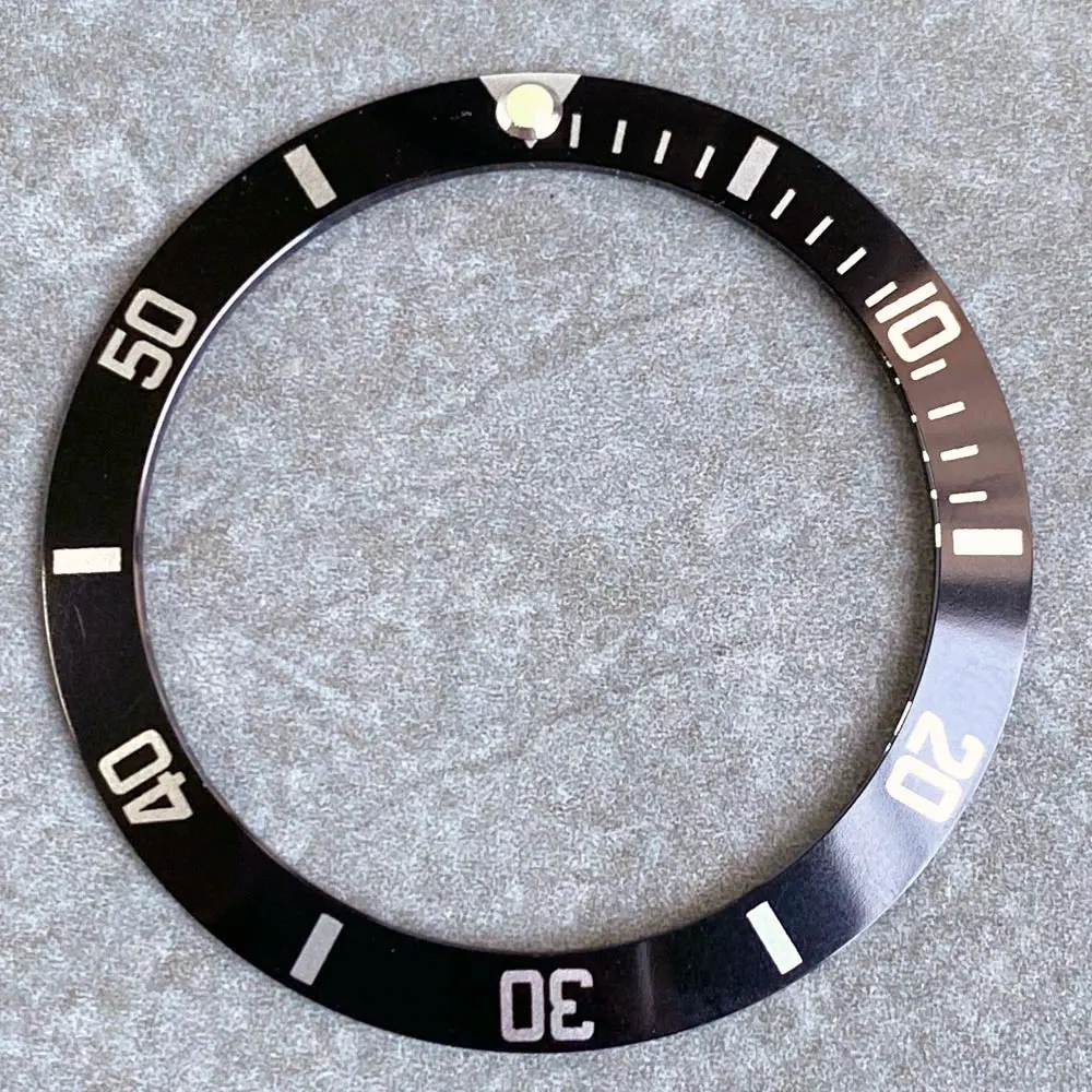 Premium Diving Ceramic/Aluminum Bezel Insert - High-Quality 1 PCS, 36.5mm*29.2mm
